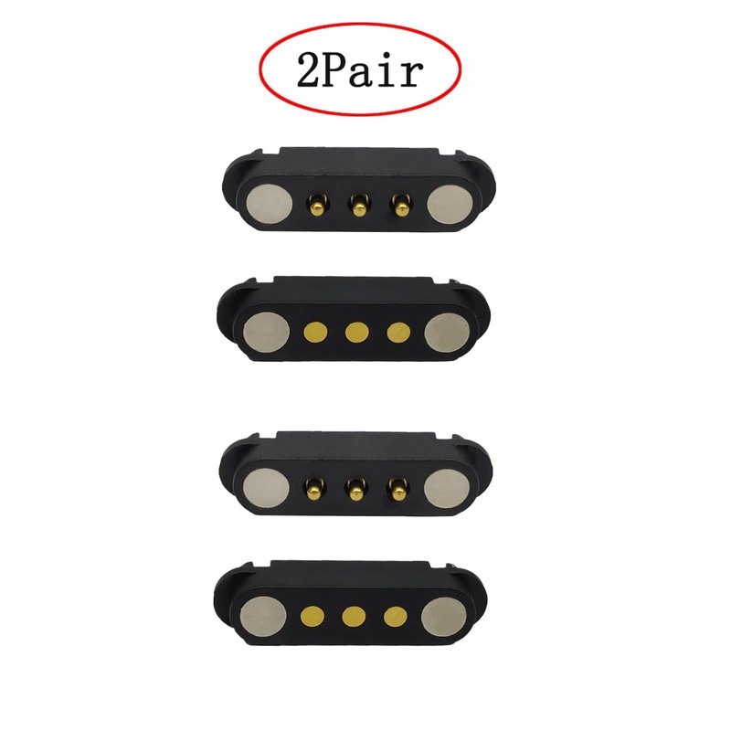 2 Pair Magnetic Pogo Pin Connector, 2/3/4/5P 2A Pogopin Magnetic