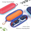 Tiudium Swim Goggle Case for Swimming Goggles, EVA Carrying Case