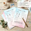 20pcs Gender Reveal Games Baby Prediction Cards Decorations Blue Pink
