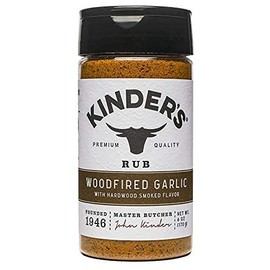 Kinder's Organic Woodfired Garlic Rub, Premium Quality Seasoning, MSG Free and USDA Certified Organic, 6 oz