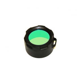 PowerTac 37mm Slip-On Flashlight Filter I Color Light Lens Tactical Rechargeable Flashlight Colored Lenses Portable Flashlight Parts EDC Tactical Gear 37 mm Filters Transparent Flash Lite Hue Changer I Green