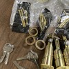 Schlage 3 Pack Defiant Single-Cylinder Deadbolt Bright Brass Finish Keyed
