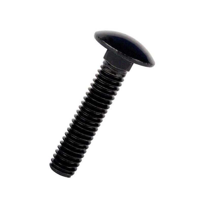 VAMUOEFL 5/16-18 x 1-1/2" Carriage Bolts Screws Black Finish, Round