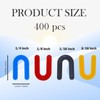 Ciwenkai Plastic Shims Horseshoe-Shims for Leveling - 400PCS U Shaped