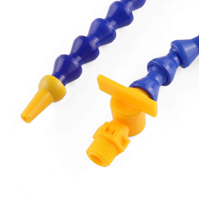 E-outstanding 5PCS 30cm 1/4Inch Thread Round Nozzle Flexible Plastic Water