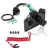 Keenso 12V Waterproof Switch Panel Assembly Single Key Switch Panel