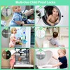 Baby Proofing Cabinet Locks,6Pack Child Safety Locks with Adjustable Strap