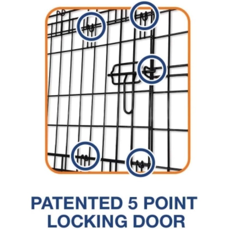 Precision Pet Products Two Door Great Crate Wire Dog Crate,