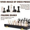 15" Large Chess Set for Adults with Weighted Acrylic Chess