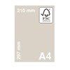 A4 Light Pink Colour Paper 80gsm Sheets Double Sided Printer
