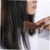 Mikinona 2Pcs Sandalwood Wide Tooth Hair Comb Natural Wooden Scalp