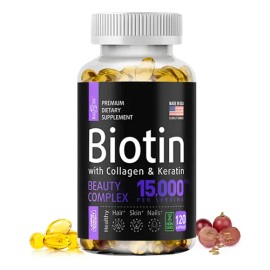 Cápsulas De Biotina Con Colágeno Y Queratina                                                                                                          