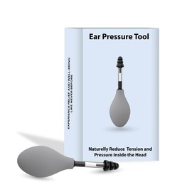 Ear Pressure Relief Device, Migraine Relief，Naturelly Ear Pressure Adjuster， Non-Invasive，Balance Brain Responses，Perfect for Post-Flying Discomfort, Airplane Travel Essentials