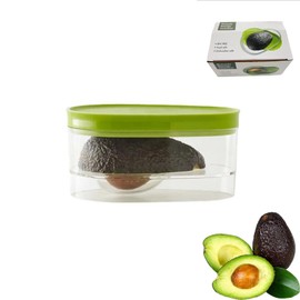 Avocado Saver: Keep Your Avocados Fresh for Days with a Snap-On Lid - The Ultimate Avocado Storage Container to Safeguard Against Premature Spoiling, Pack of 1 in Refreshing Green/Clear Design!