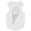 'Double Scoop Ice Cream Cone' Pet Dog/Cat T-Shirt (PT00153177)