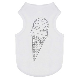 'Double Scoop Ice Cream Cone' Pet Dog/Cat T-Shirt (PT00153177)