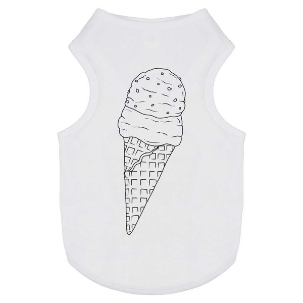 'Double Scoop Ice Cream Cone' Pet Dog/Cat T-Shirt (PT00153177)