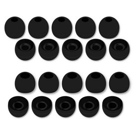 (2 Types of Medium) Silicone Replacement Earbud Tips Covers [4mm & 4.5mm Connections Holes] - 5 Pairs Each Kind