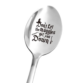 Funny Coffee Spoon Engraved Stainless Steel for Women Men - Best Gift for Kids Girlfriend Wife Husband Boyfriend Friends Tea Lover - Perfect Gifts for Birthday/Valentine/Christmas