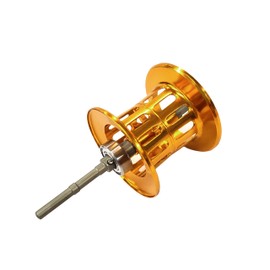 VISPREA For Daiwa DAIWA CC80 / CR80 Bait Reel Replacement Spool Shallow Groove Spool Shallow Groove Spool Bait Finesse Spool Metal Spool Refurbished Replacement Ultra Lightweight Reel Spool Spool