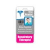 Respiratory Therapist Badge Buddy Vertical w/Height & Weight Conversion Charts