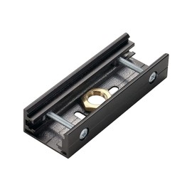 Eutrac Joint Connector for 3-phaseschiene, Black, Aluminium