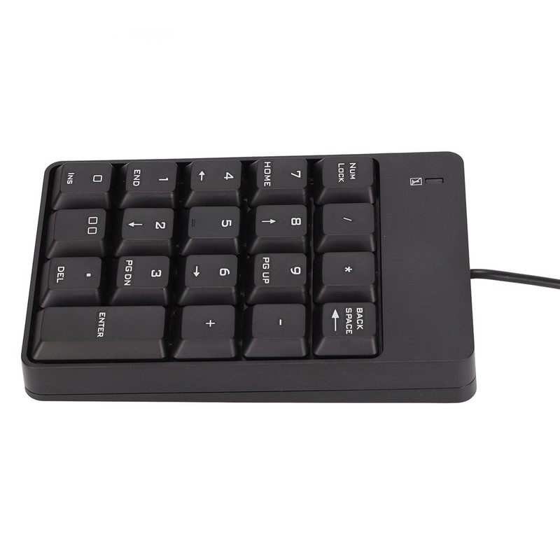Number Pad Wired 19 Key USB Interface Drive Free Portable