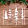 Large Pine Tree Stencils for Painting on Wood Fence Giant