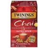 Twinings Ultra Spice Chai Black Tea Individually Wrapped Bags, 20