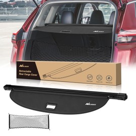 Nilight Trunk Cargo Cover for Nissan Rogue 2021 2022 2023 2024 2025, Retractable Security Shade Rear Cargo Cover, with Trunk Storage Net