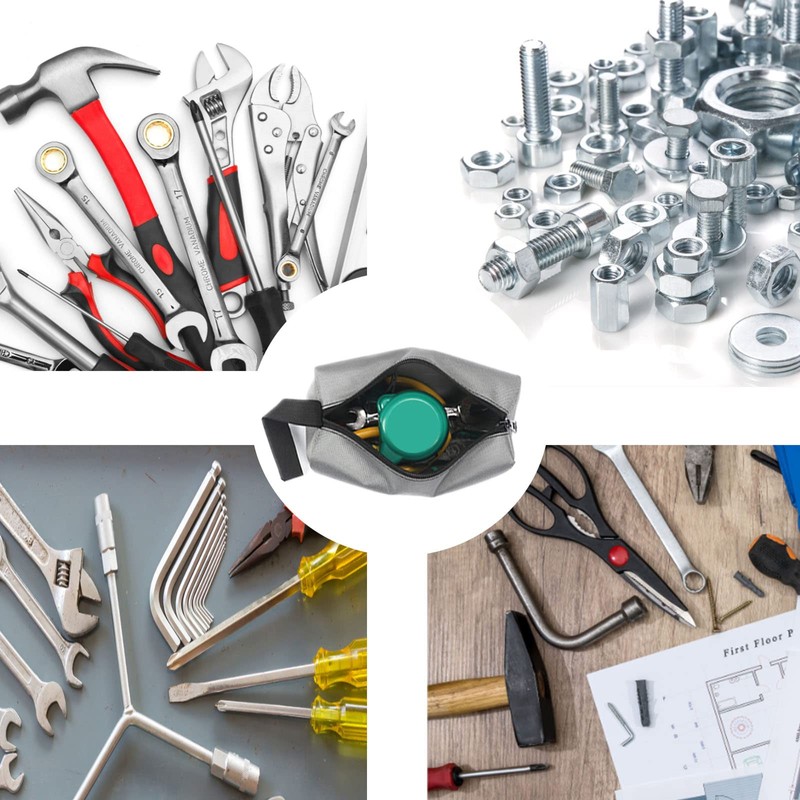 Tool Zipper Pouches, Akozon Waterproof Electrician Tool bag Protable Small