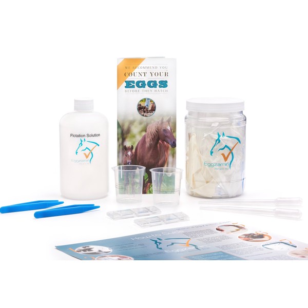 Eggzamin Worm Fecal Egg Count Kit and McMaster Method For