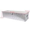 GENRICS 39 Inch Aluminum Truck Pickup Tool Box Trailer Tongue