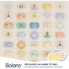 BIOLANE - Anatomically shaped teat - Extra thin dummy -