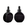 PYAWI 6Pcs,2 oz Black Glass Dropper Bottles for Essential Oils,60ml