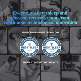 Grounding Sheet, 90% Organic Cotton+10% Pure Silver Organic Fitted Grounded Sheet for Improved Sleep, Earth Connecting Bedding - Healthy Sleep Therapy (White, (60.3 * 80 * 15 inch))