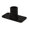 Wise 6015 Single Flush Mount for Wise Rod Tender, Black