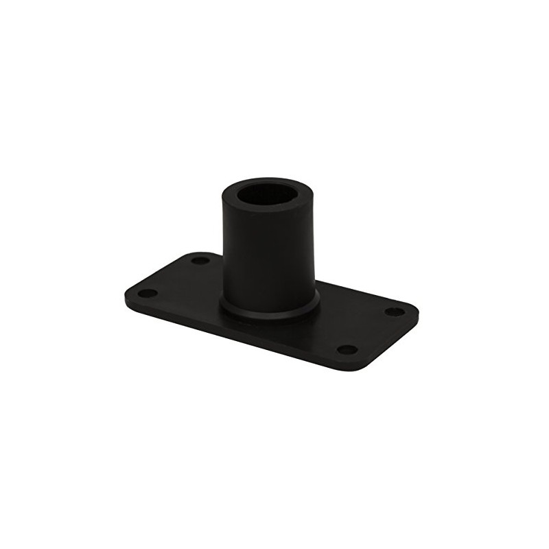 Wise 6015 Single Flush Mount for Wise Rod Tender, Black