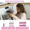 39 Piece All Purpose Basic Household Pink Tool Kit for