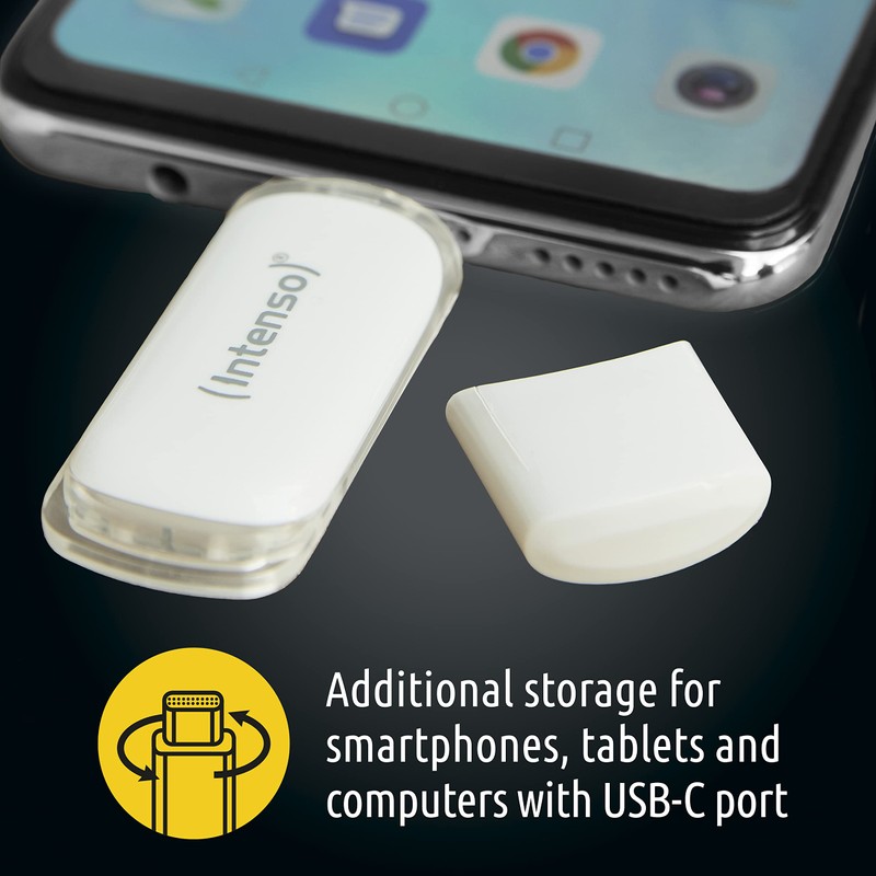 Intenso Flash Line 64 GB USB-C Stick, Super Speed USB