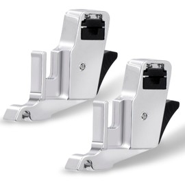 Isslly 2PCS Sewing Presser Foot Holders, Zinc Alloy Snap On Low Shank Adapters, Sewing Machine Parts for Sewing Machine