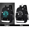 HIPOTUO Anime Luminous Backpack, 16' Laptop Backpack with USB Charging