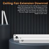 16 inch Ceiling Fan Downrod with Extension Cord,1.33 FT Downrod