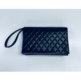 Binocktails Clutch Purse with Flask (Black), Holds 26 oz (800 ml), Handbag Flask, Wine Bag Flask, Flask For Women, Wine Purse (Black)