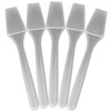 100pcs Pana Brand Cosmetic Make Up Disposable Plastic 2.5" Spatulas