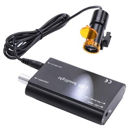 5W LED Light On Dental Loupes with Filter Portable Led Headlight with Belt-Clip Rechargeable Battery