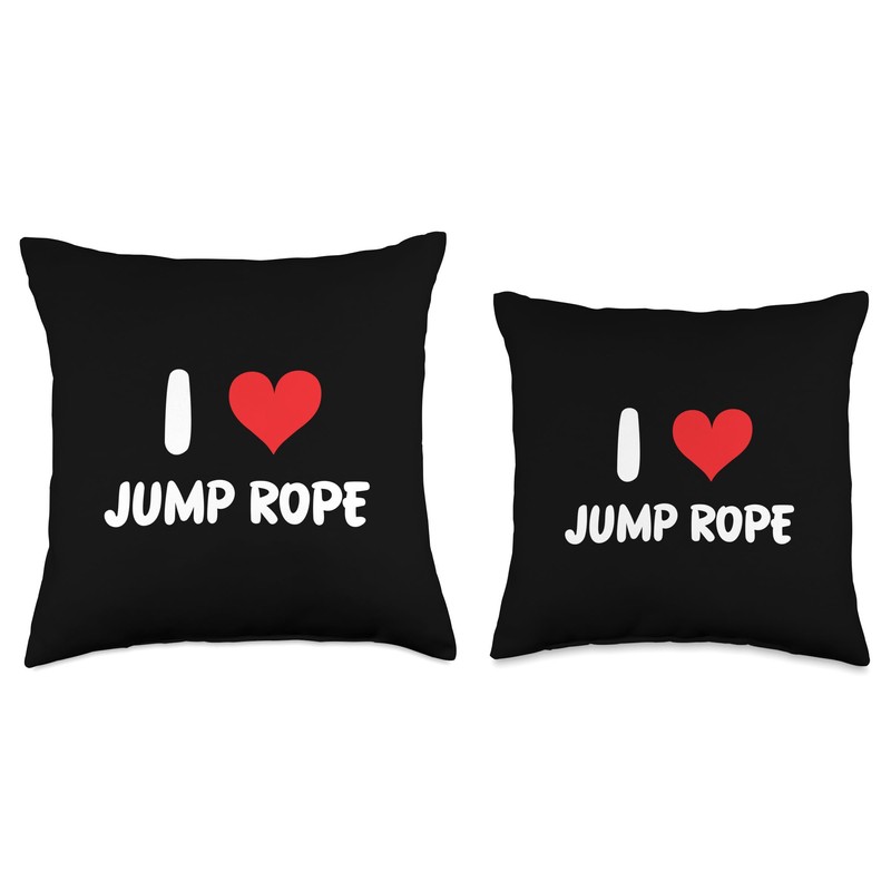 I Love Jump Rope - Heart - Jumper Jumping Throw