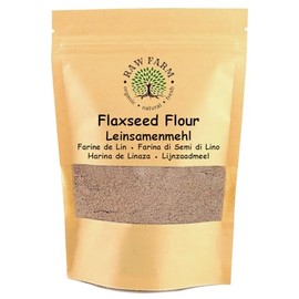 Raw Farm Flaxseed Flour 1kg - 100% Pure Gluten Free Keto Friendly Protein Rich Low Carb Nut Free Flour for Baking, Cooking and Smoothies