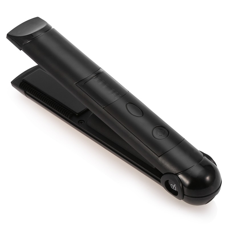 Mini Rechargeable Cordless Hair Curler & Straightener Hair Ironing Device
