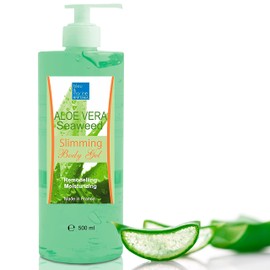 Bleumarine Bretania - Seaweed & Aloe Vera Slimming Gel | Anti-Cellulite & Skin Tightening | Lymphatic Drainage & Diet Support | Massage Gel, Green, 500 ml